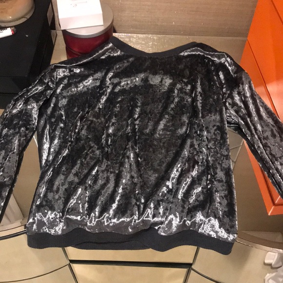 Crushed velvet long sleeve - Picture 2 of 6